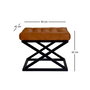 Atelier Del Sofa Capraz Negro y Terracota